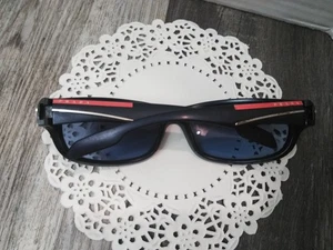 Prada Linea Rossa Sunglasses SPS 02N 6117 7YO-511 130 2N Matte Navy Blue - Picture 1 of 13