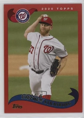 2020 Topps Archives 2002 Topps Red /75 Stephen Strasburg #298 - Image 1 of 2
