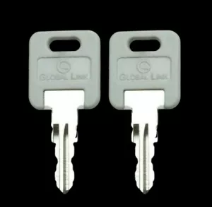 2 GLOBAL LINK CAMPER KEYS for G391 STORAGE COMPARTMENTS - Bild 1 von 2