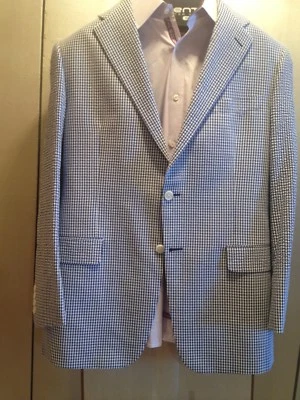 $1095.00 HIEKEY FREEMAN человек спортивное пальто, блейзер. Размер 42/44R сделано в США. - Изображение 1 из 4