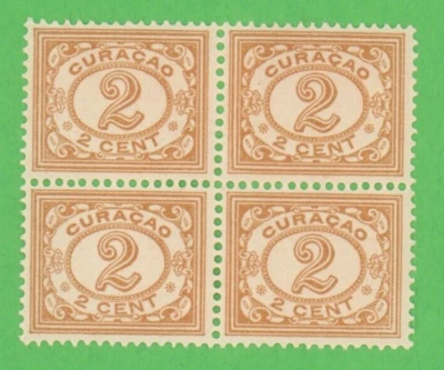 Sello: Curazao, Scott #48, 1920. 2 céntimos. Amarillo/marrón. Sin usar. OG.  ST7 Foto 1 de 2