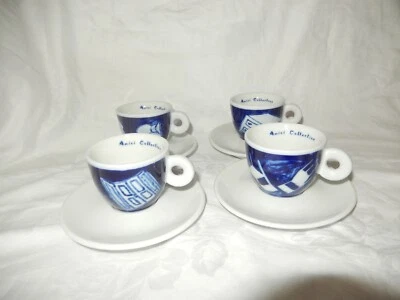 Amici Collection ILLY  4 ESPRESSO TASSEN     1998 MÖBEL - Bild 1 von 4