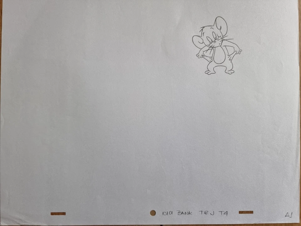 WARNER BROS Animation Art Cel Production Drawing Tom & Jerry MOUSE #70 - Image 1 of 1