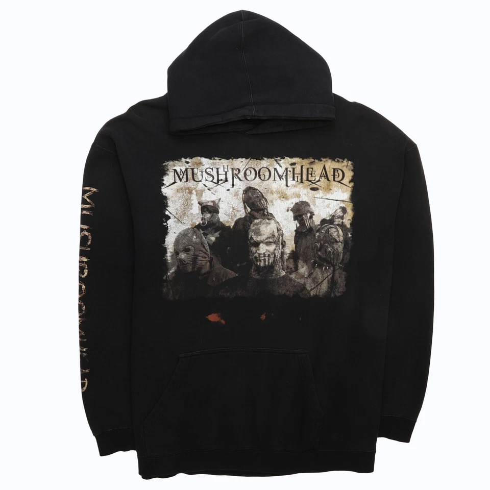 Mushroomhead Giant Sweatshirt Hoodie XL Heavy Metal Band Sleeve Spell Out - Image 1 of 4