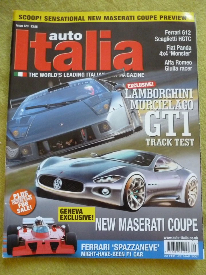 AUTO ITALIA  /  FEB 2007 / LAMBORGHINI MURCIELAGO GT1 - Image 1 of 1