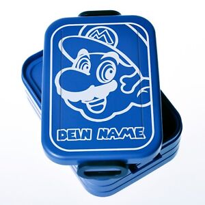 Personalisierte Lunchbox, Kinder Brotdose mit Namen | Mario | Mepal Bento