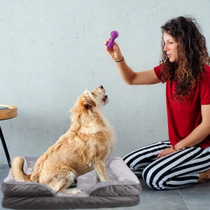 Large Orthopedic Memory Foam Pet Dog Bed Removable Cover - Picture 1 of 21