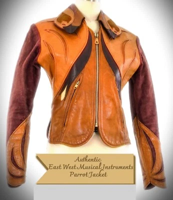 AUTÉNTICA Chaqueta de Loro Instrumentos Musicales East West De Colección - EXTREMADAMENTE RARA Foto 1 de 4