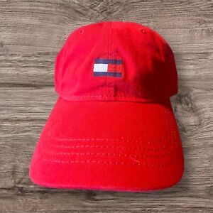 TOMMY HILFIGER BASEBALL CAP - HAT - RED - BRAND NEW - NWT