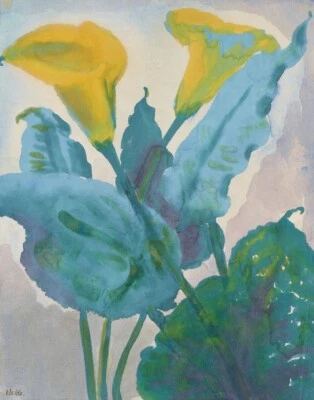 Impresión en lienzo Emil Nolde Yellow Callas 16 x 20 Foto 1 de 4