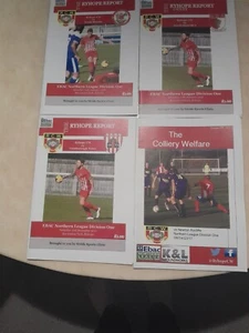 RYHOPE COLLIERY WELFARE ( MATCHDAY PROGRAMMES ) - Picture 1 of 1