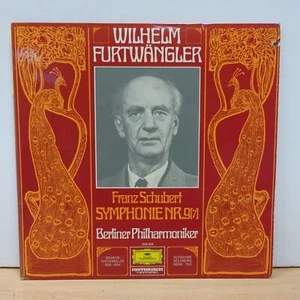 2535 808 SCHUBERT Symphony no 9 BERLIN PHIL FURTWANGLER DG MONO LP EX+ - Picture 1 of 4