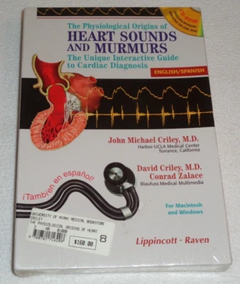 Heart Sounds & Murmurs Interactive Guide Cardiac Diagnosis CD 1993 New & Sealed - Image 1 of 4
