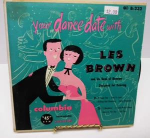 Your Dance Date with Les Brown and his Band - 2 Record Albums Vinyl 45 RPM LP's - Imagen 1 de 10