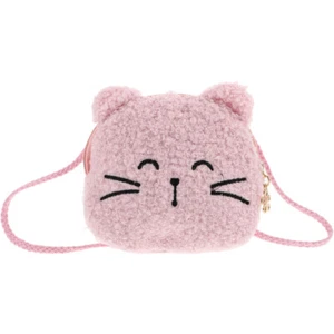 Adorable Cat Plush Purse Coin Wallet Girls Shoulder Bag Versatile Carrying Bag - Picture 1 of 12