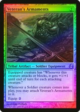 Veteran's Armaments FOIL Morningtide PLD Uncommon MAGIC MTG CARD ABUGames