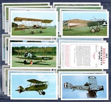 Players (Doncella) THE GOLDEN AGE OF FLYING (Aircraft) - 1977 SET in Sleeves