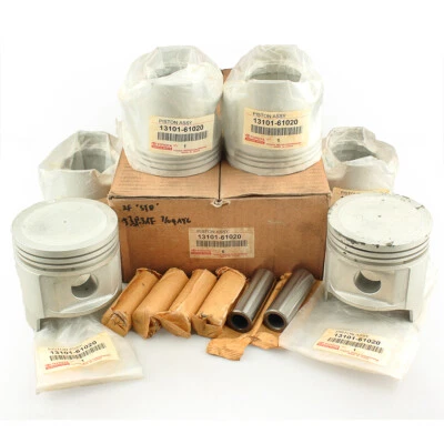 Conjunto de pistón Toyota Land Cruiser 1975-1980 con pasador STD NOS genuino 13101-61020 Foto 1 de 4