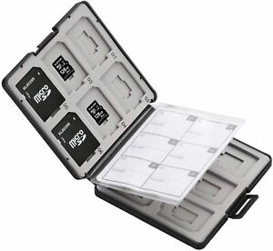 ELECOM SD case plastic SD 12 sheets + microSD 12 sheets storage  CMC-SDCPP24BK