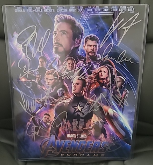 AVENGERS Endgame Quality Autograph Mounted Signed Photo RePrint Poster – The  Autograph Gallery