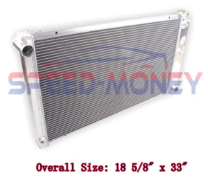 Radiador de 3 filas para 1968 1969 1970 1971 1972 Chevelle GTO Cutlass Lemans 7,4 L - Imagen 1 de 11