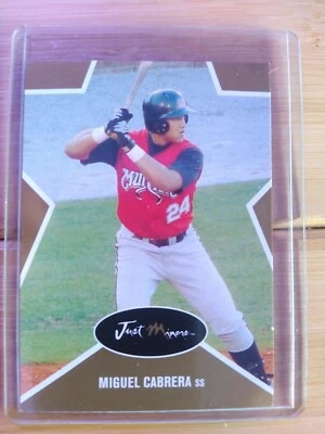 2002 Just Minors 银色 Miguel Cabrera 新秀 #7 Marlins/Tiger — 第 1/2 张图片