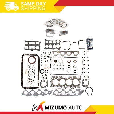 Juego completo de juntas rodamientos anillos aptos 94-01 Acura Integra 1.8L DOHC B18C1 B18C5 Foto 1 de 4