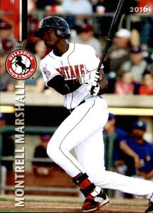 2016 Billings Mustangs Grandstand #18 Montrell Marshall Snellville Georgia Card