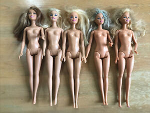 Bundle Job Lot 5 Barbie Mattel Dolls TLC for Custom or Spares  Fashionistas