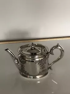 SILVER PLATED VICORIAN TEA POT (SPTP-32G) - Picture 1 of 4