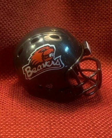 Riddell pocket pro football helmet Oregon State Beavers REVOLUTION style BLACK Cover