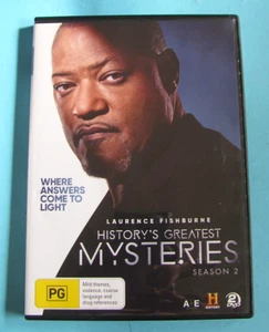HISTORY'S GREATEST MYSTERIES Season 2 DVD Laurence Fishburne Region 4 see below - Picture 1 of 2