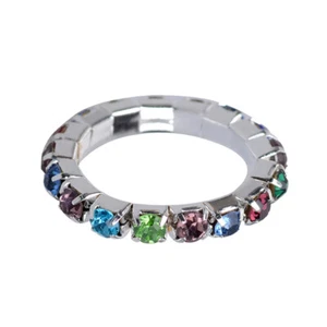 10pcs Woman Elastic Toe Ring Fashion Stylish Exquisite Rhinestone Toe Ring - Picture 1 of 11
