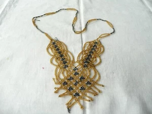 collier ancien en perles de verre - Picture 1 of 4
