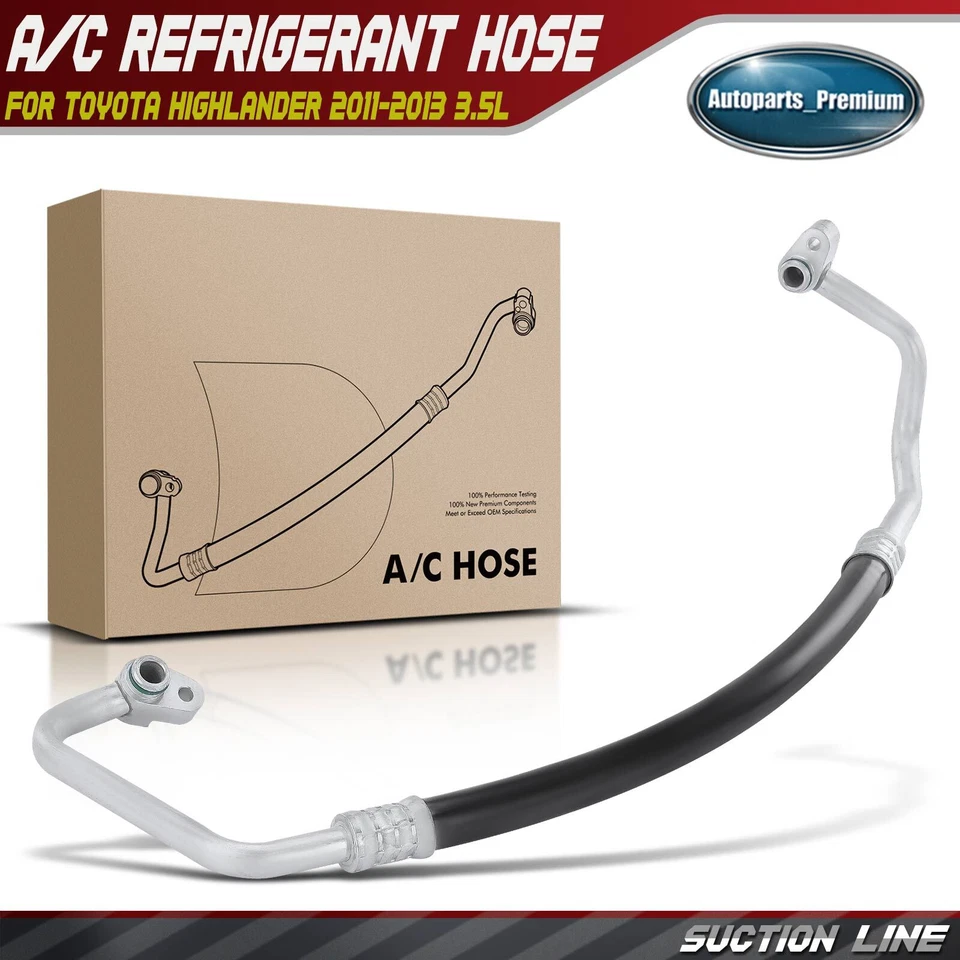 Новый шланг всасывания хладагента переменного тока для Toyota Highlander 2011-2013 V6 3,5 л - Изображение 1 из 4