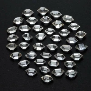 Cristal de cuarzo Herkimer de alta calidad 40 un./7-8 mm AAA+++ 0983 - Imagen 1 de 6