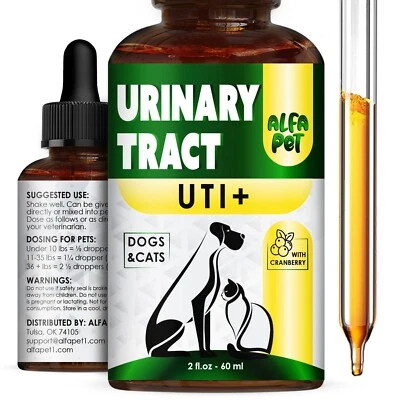 Pet Cat Dog Urinary Tract | Bladder & Kidney Herbal Support | 2 Oz - Image 1 of 4