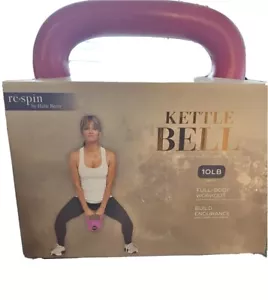 Re-Spin 10LB KETTLEBELL Plástico Caldera Entrenamiento Ejercicio Pesas por: Halle Berry - Imagen 1 de 6