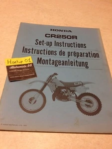 Honda CR250R CR250 R CR 250 250CR preparación de la declaración - Imagen 1 de 8