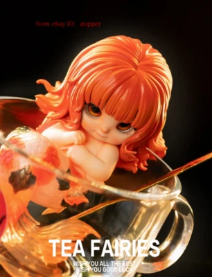 Weartdoing Studio Tea Fairies Mary Of Three Colours Red Hair Koi Fish Statue NEW — 第 1/4 张图片