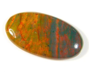 NATÜRLICHER MULTI ROTER BLUTSTEIN JASPIS OVAL CABOCHON EDELSTEIN WUNDERSCHÖN 79,CT BO=086 - Bild 1 von 5