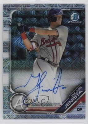 2019 Bowman Mega Box Chrome Mojo Auto Greyson Jenista #BMA-GJ Auto - Image 1 of 2