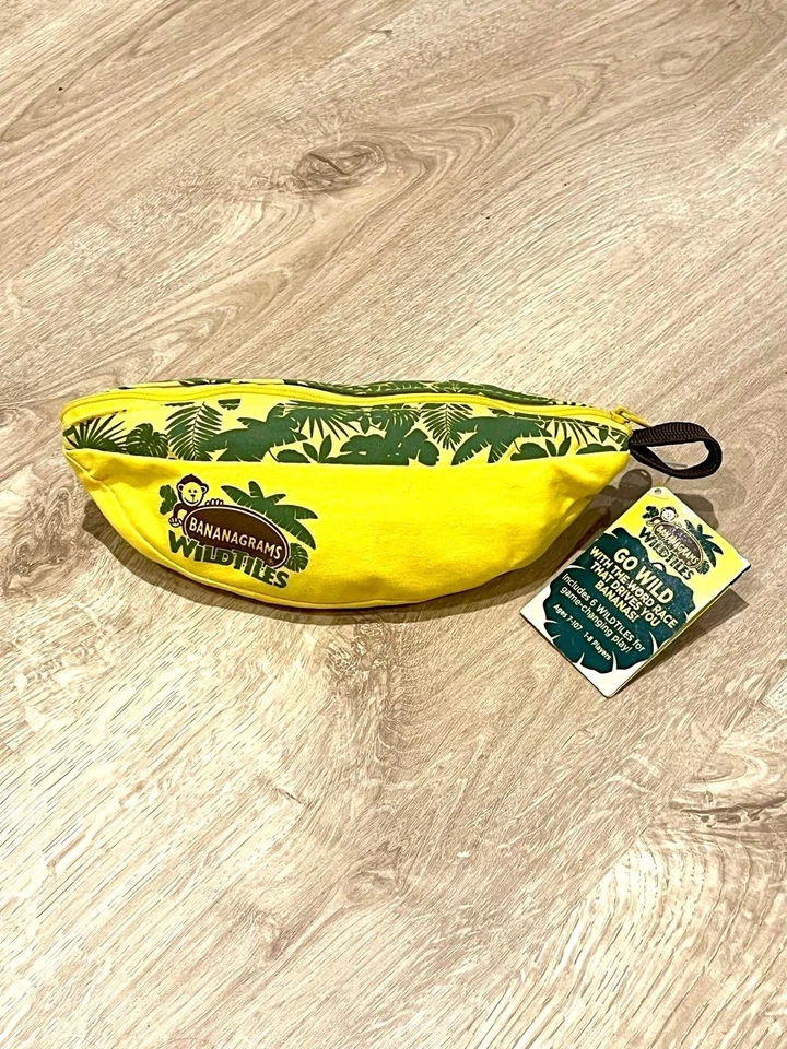 Bananagrams Wild Tiles Family Travel Word Game Carry Bag Included - Image 1 of 1