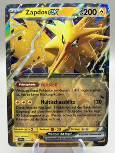 Pokemon Zapdos ex | Deutsch SVP DE 049 Karmesin & Purpur 151 Promo | Casi Como Nuevo - Imagen 1 de 2