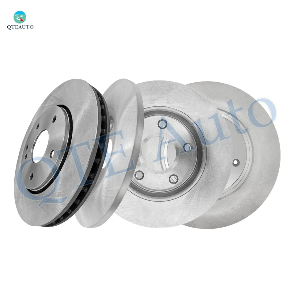 4 rotores de disco de freno delanteros 302 mm-traseros 328 mm para Chrysler Town & Country 2015 2016 Foto 1 de 4