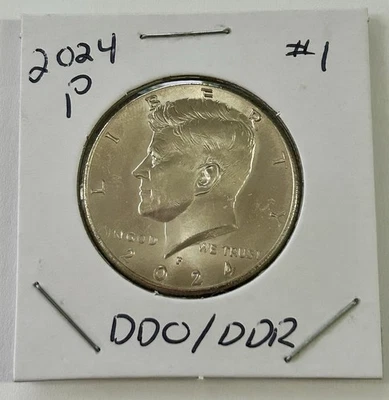 2024 P BU Kennedy half Dollar DDO & DDR Error Coin - Image 1 of 4