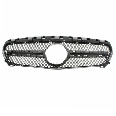 For 14-16 Mercedes Benz CLA45 AMG Front Bumper Face Bar Grille Assembly Black Foto 1 de 4