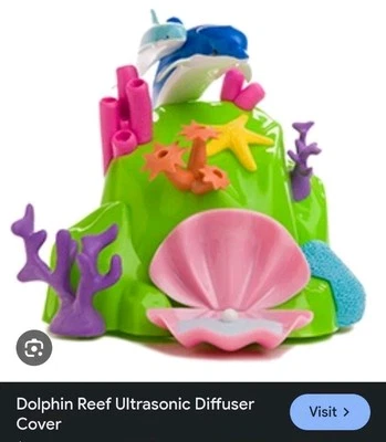 Cubierta difusora Young Living Dolphin Reef - KidScents + motor intercambiable usado en excelente estado Foto 1 de 4