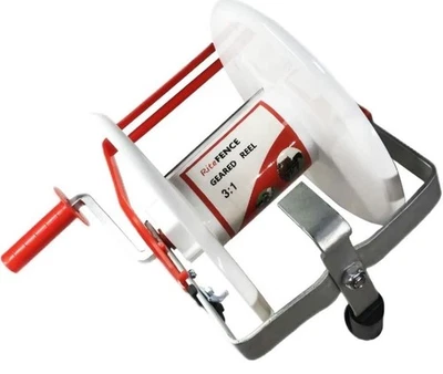 Paquete de 1 carrete estándar de cercas eléctricas con engranajes 3:1 para tu cerca eléctrica Foto 1 de 4