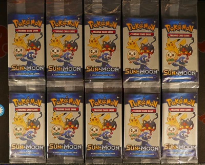 10x SELLADO Pokemon (2017) GENERAL MILLS Sol y Luna MINI PACK 3 Cartas Caja Cereal Foto 1 de 4